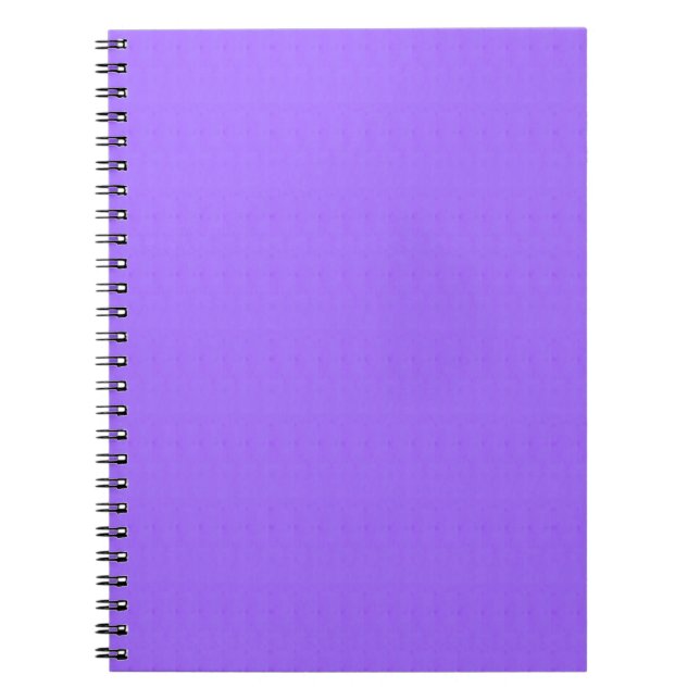 Caderno Espiral O modelo vazio DIY da textura do roxo adiciona a (Frente)