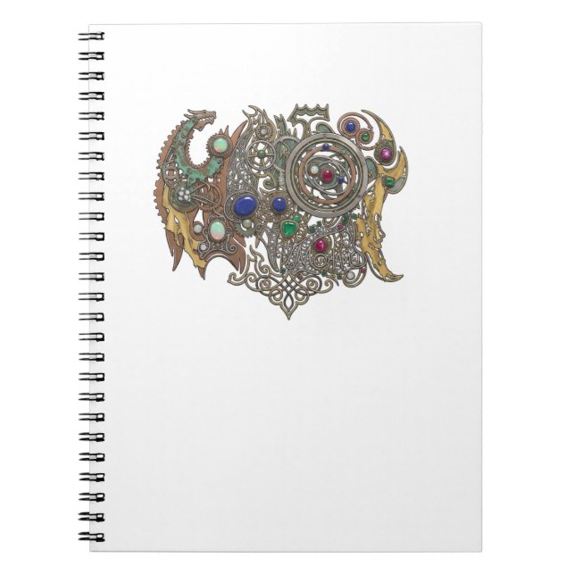 Caderno Espiral O Monograma Relógio (Frente)