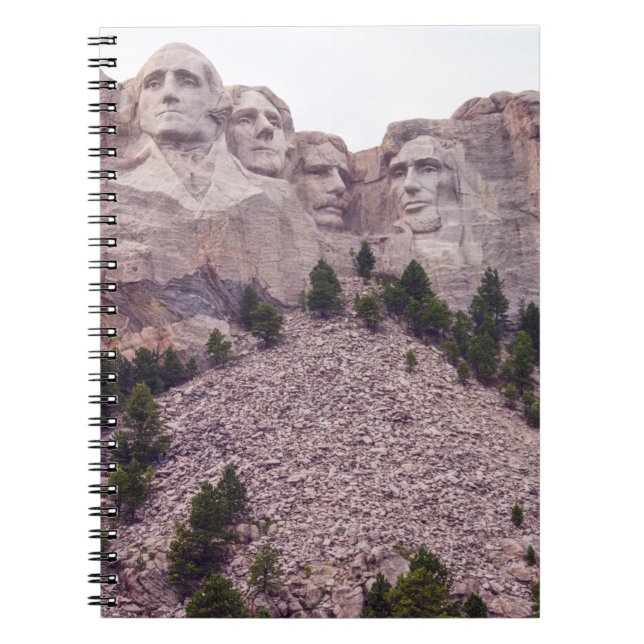 Caderno Espiral O Monte Rushmore é quatro (Frente)