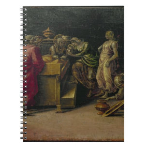 Caderno Espiral O nascimento de St John o baptista (óleo no