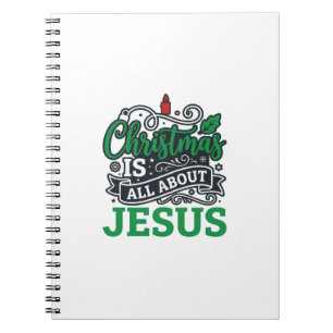Caderno Espiral O Natal é Tudo Sobre o Design de Jesus