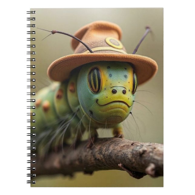 Caderno Espiral O notebook do Sr. Caterpilar (Frente)