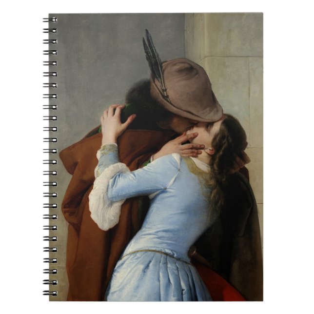 Caderno Espiral O notebook Kiss / Il Bacio (Frente)
