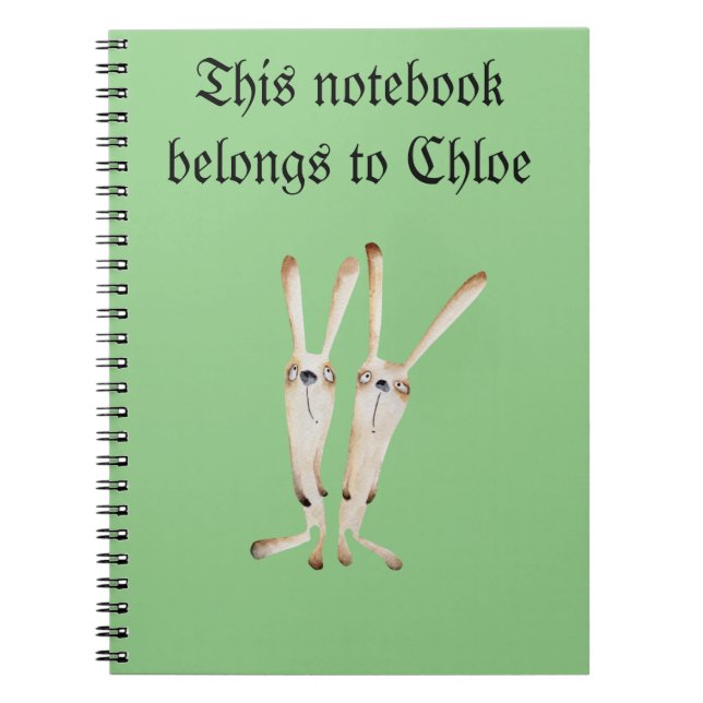 Caderno Espiral O notebook pode ser personalizado (Frente)