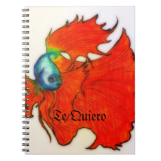 Caderno Espiral O notebook Quiero Beta Fish