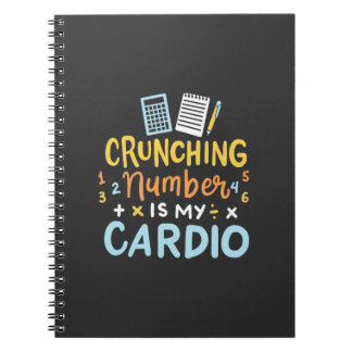 Caderno Espiral O Número De Chamada Contabilista É Meu Cardio