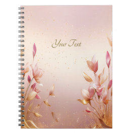 Caderno Espiral O Ouro rosa deixa um notebook flexível