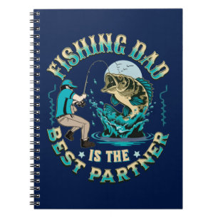 Caderno Espiral O Pai De Pesca É O Melhor Parceiro