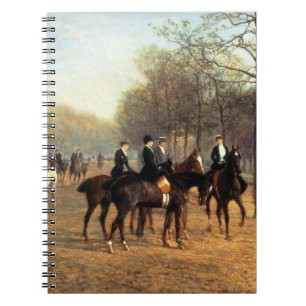 Caderno Espiral O passeio da manhã, fileira podre, Hyde Park, 189