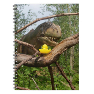 Caderno Espiral O Pato Vs. T-Rex