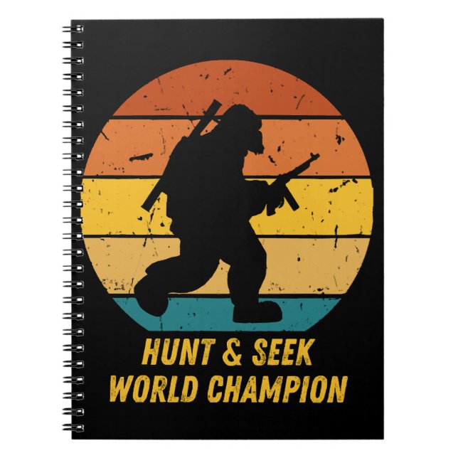 Caderno Espiral O Pé Grande Não Quer Esconder-Se E Procurar Mais A (Frente)