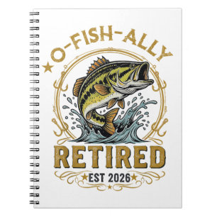 Caderno Espiral O Peixe Ally Aposentado Desde 2026 Aposentadoria d