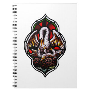 Caderno Espiral O Pelicano em Sua Piedade Símbolo Eucarístico