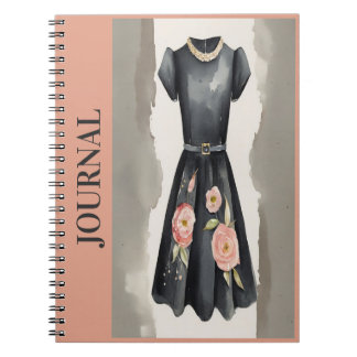Caderno Espiral O Pequeno Vestido Preto: Estilo Diário LBD