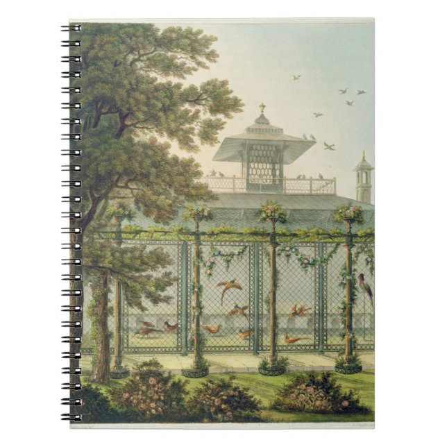 Caderno Espiral O Pheasantry, gravado por Joseph Constantim Sta (Frente)