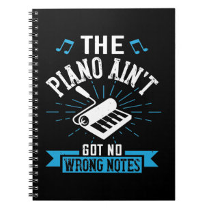 Caderno Espiral O Piano Não Tem Notas Erradas 02