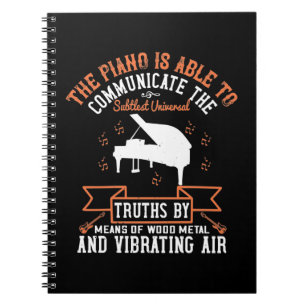 Caderno Espiral O Piano Pode Se Comunicar