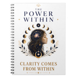 Caderno Espiral O Poder Interior | Clareza Vem de Dentro