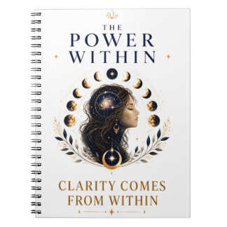 Caderno Espiral O Poder Interior | Clareza Vem de Dentro