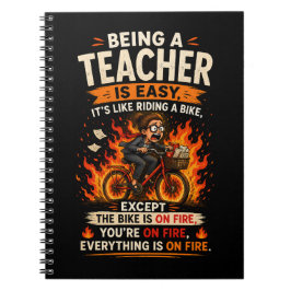 Caderno Espiral O Presente Mais Divertido para Professores Já! 🍎�