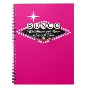 Caderno Espiral O que acontece em estadas de Bunco no divertimento