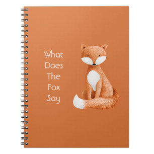 Caderno Espiral O Que Diz a Raposa?