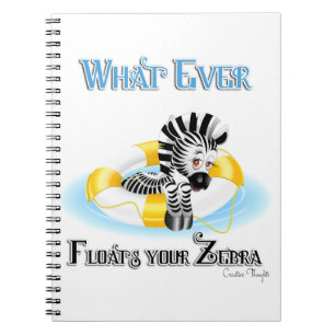 Caderno Espiral O que flutuar no seu zebra 3