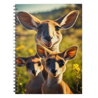 Caderno Espiral O Quirky Kangaroo Clan