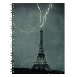 Caderno Espiral O raio atinge a torre Eiffel