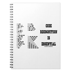 Caderno Espiral O reconhecimento do código é essencial (o códig