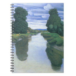 Caderno Espiral O Rio em Berville por Felix Vallotton, Arte Fino