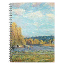 Caderno Espiral O Sena em Santo-Nuvem Alfred Sisley