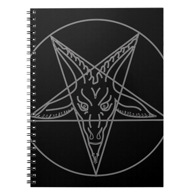 Caderno Espiral O Sigil de Baphomet (Frente)
