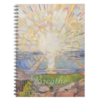 Caderno Espiral O Sol de Edvard Munch