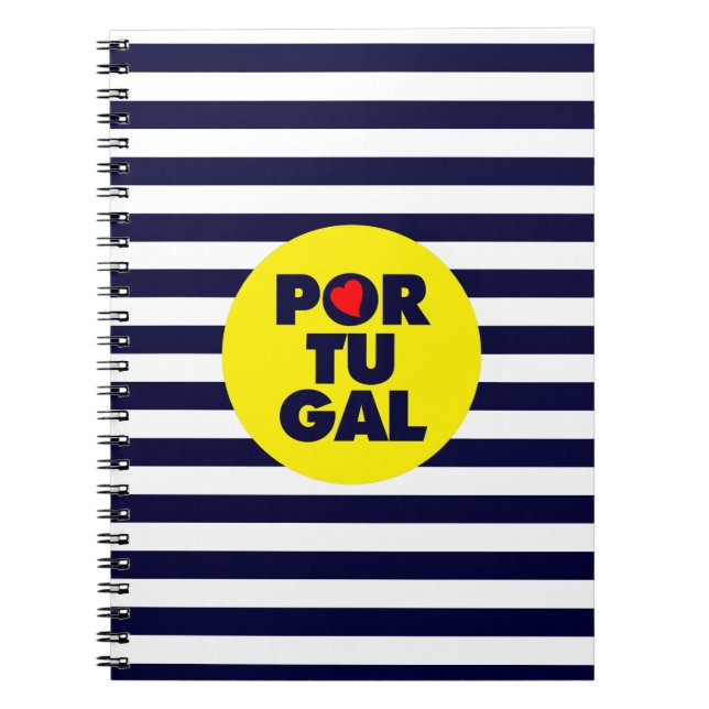 Caderno Espiral O sol português (Frente)
