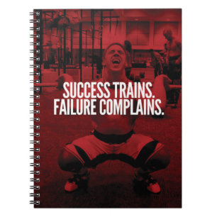 Caderno Espiral O Sucesso De Trens Reclama Falhas. Motivação Gym