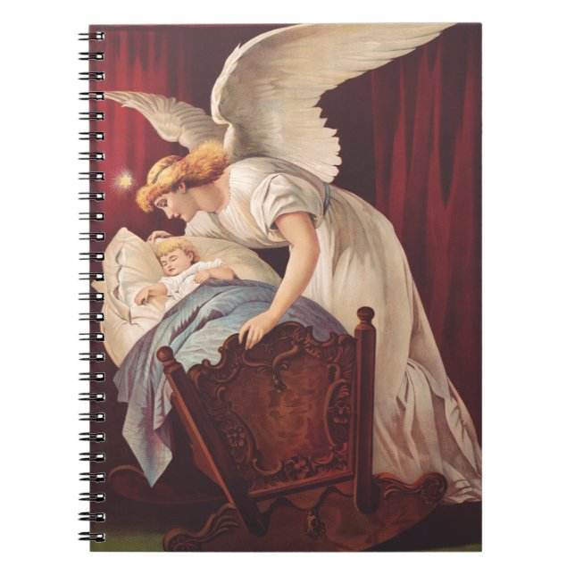 Caderno Espiral O sussurro de anjo perto do berço (Frente)