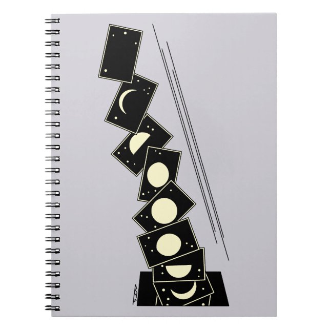 Caderno Espiral O tempo caindo em um buraco (Frente)