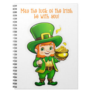 Caderno Espiral O tesouro de Lucky Leprechaun