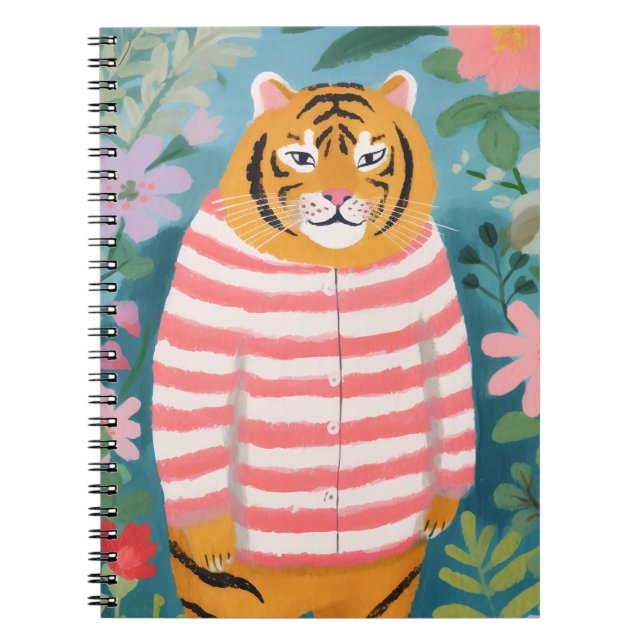 Caderno Espiral O Tigre Cansado (Frente)