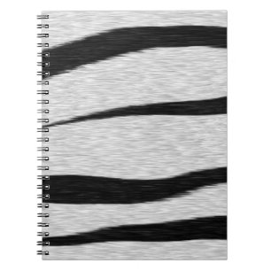 Caderno Espiral O tigre listra o teste padrão