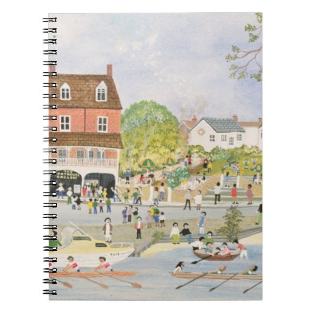 Caderno Espiral O Towpath Walton-em-Tamisa (Frente)