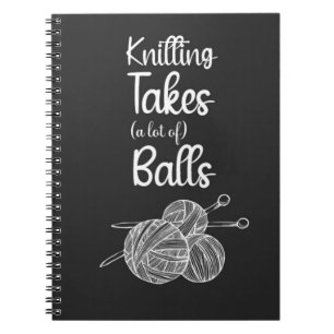 Caderno Espiral O tricô Oferece Fios Minimalistas Simples Para Ela