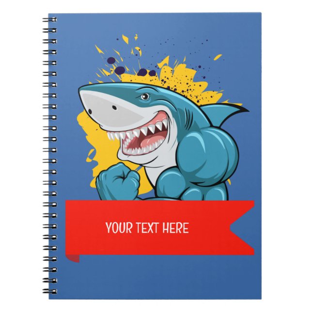 CADERNO ESPIRAL O TUBARÃO (Frente)