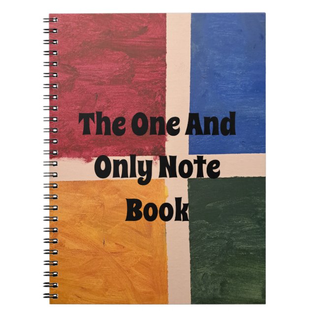 Caderno Espiral O Único  (Frente)