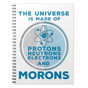 Caderno Espiral O Universo é feito de moral