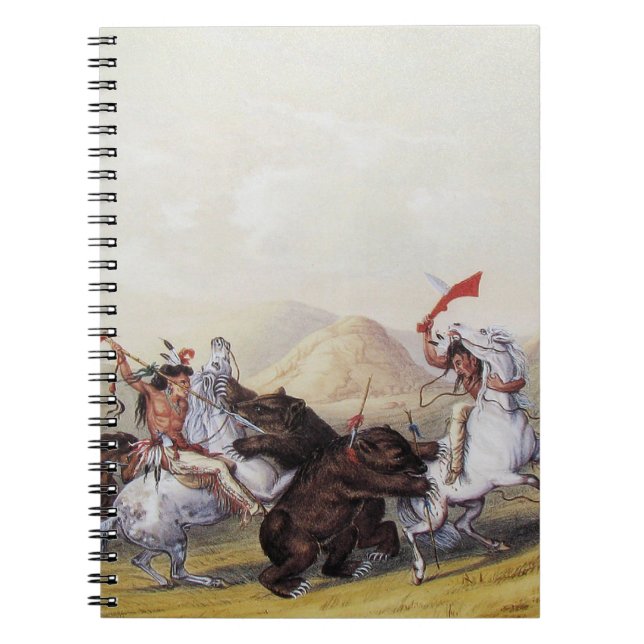 Caderno Espiral O Urso Grizzly (Frente)