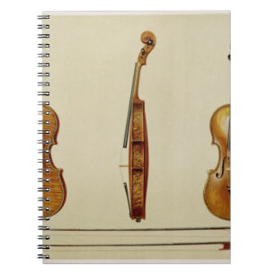 Caderno Espiral O violino de Hellier feito por Antonio