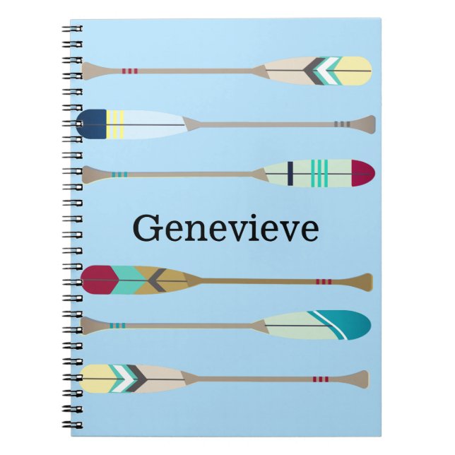 Caderno Espiral Oares do estilo Vintage (Frente)
