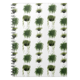 Caderno Espiral Oásis Interior   Cestos de retenção